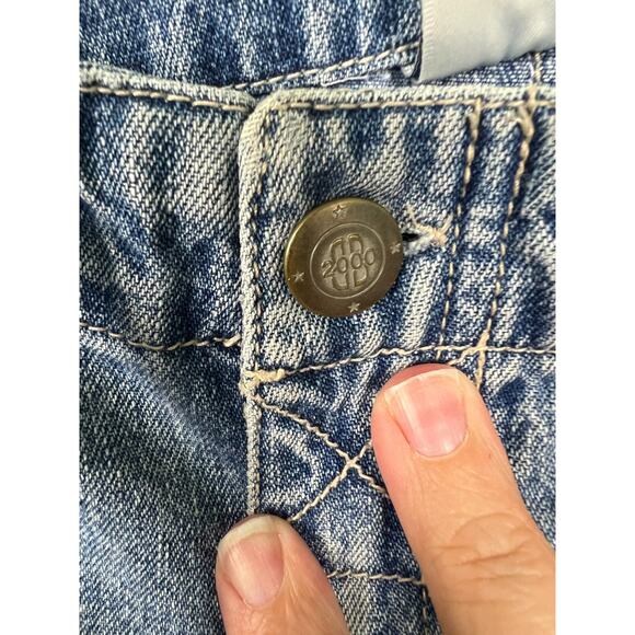 Bill Blass Womens Size 6 Jean Shorts tie Waist Medium Wash Vintage Side pockets - Picture 5 of 7